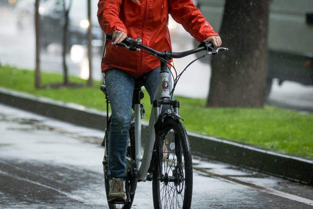 Bulă se laudă cu bicicleta nouă