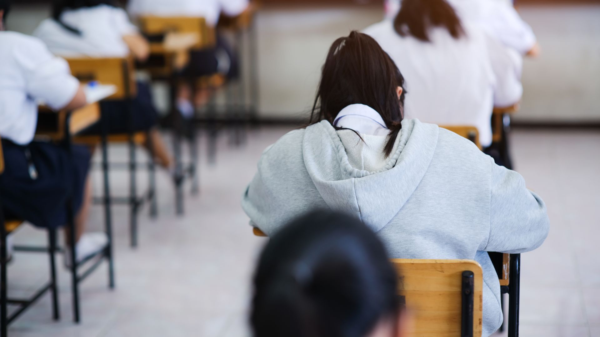 Bulă se duce la examenul de biologie